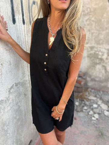 רות | שמלה צבעונית ונשית מכותנה ופשתן