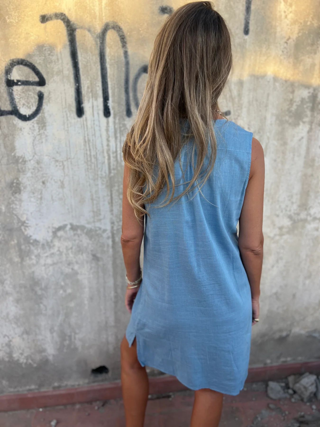 רות | שמלה צבעונית ונשית מכותנה ופשתן