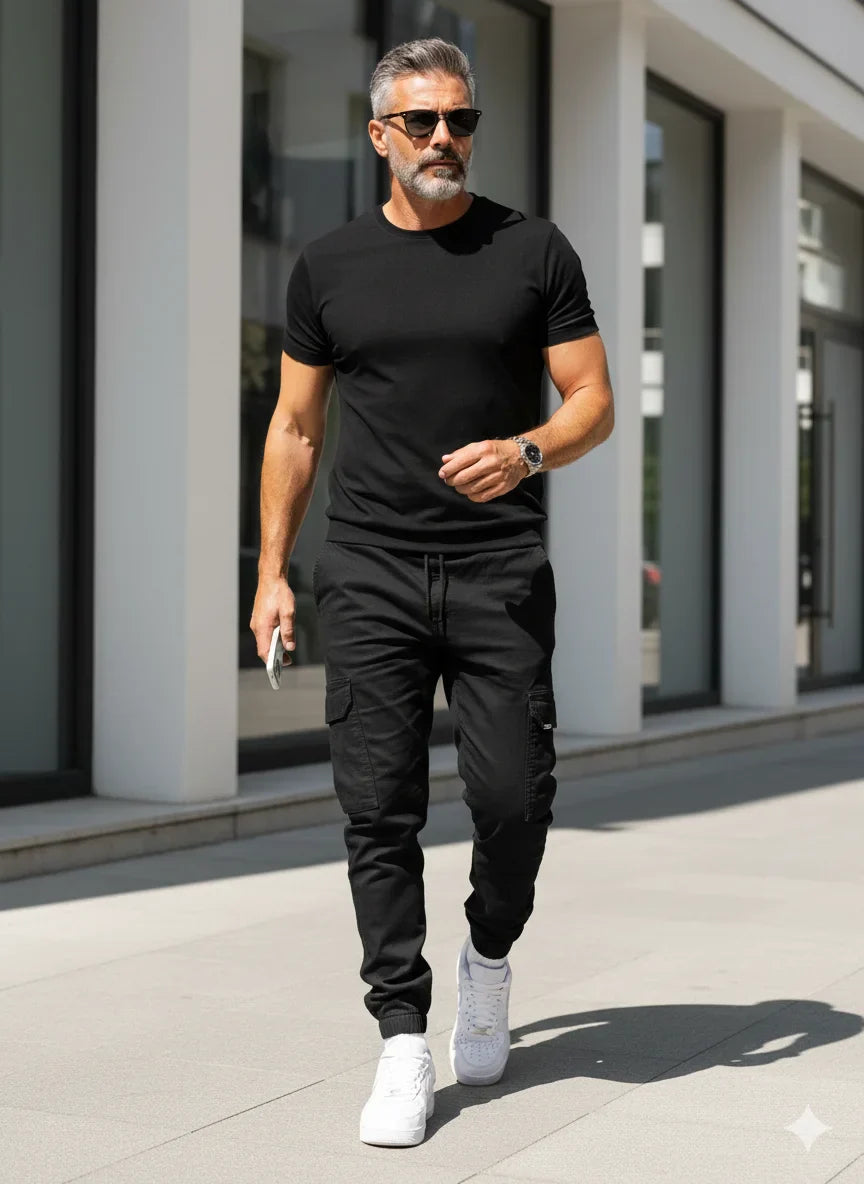 Ari | מכנסי קרגו אלסטיים