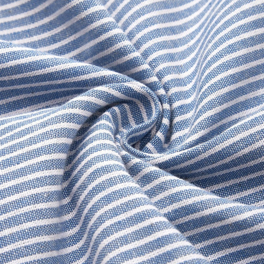 לנה | שמלת מידי כותנה פסים