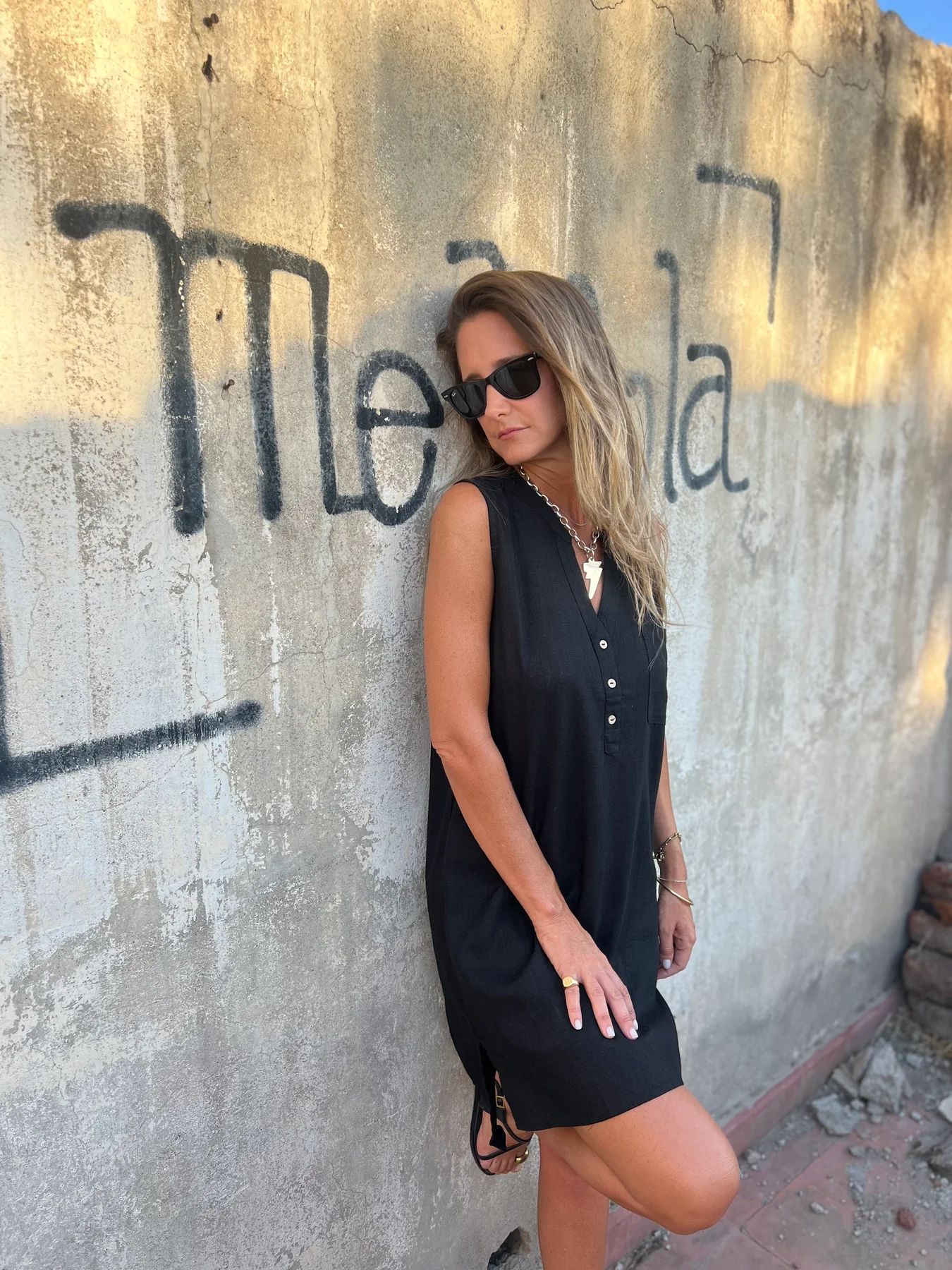 רות | שמלה צבעונית ונשית מכותנה ופשתן